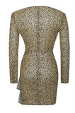 Layla Leopard Metallic Dress