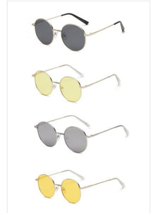 Classic Round Metal Fashion Sunglasses (Assorted)